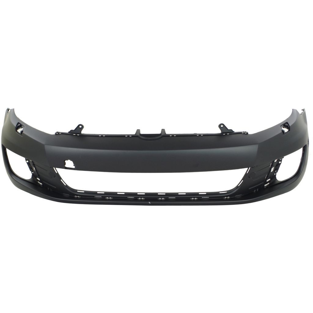 VOLKSWAGEN GTI 2/4DOORS FRONT BUMPER COVER PRIMED (W/WASHER)(W/O SENSOR) (W/S.MARKER HOLE) **CAPA** OEM#5K0807217CFGRU 2010-2014 PL#VW1000185C