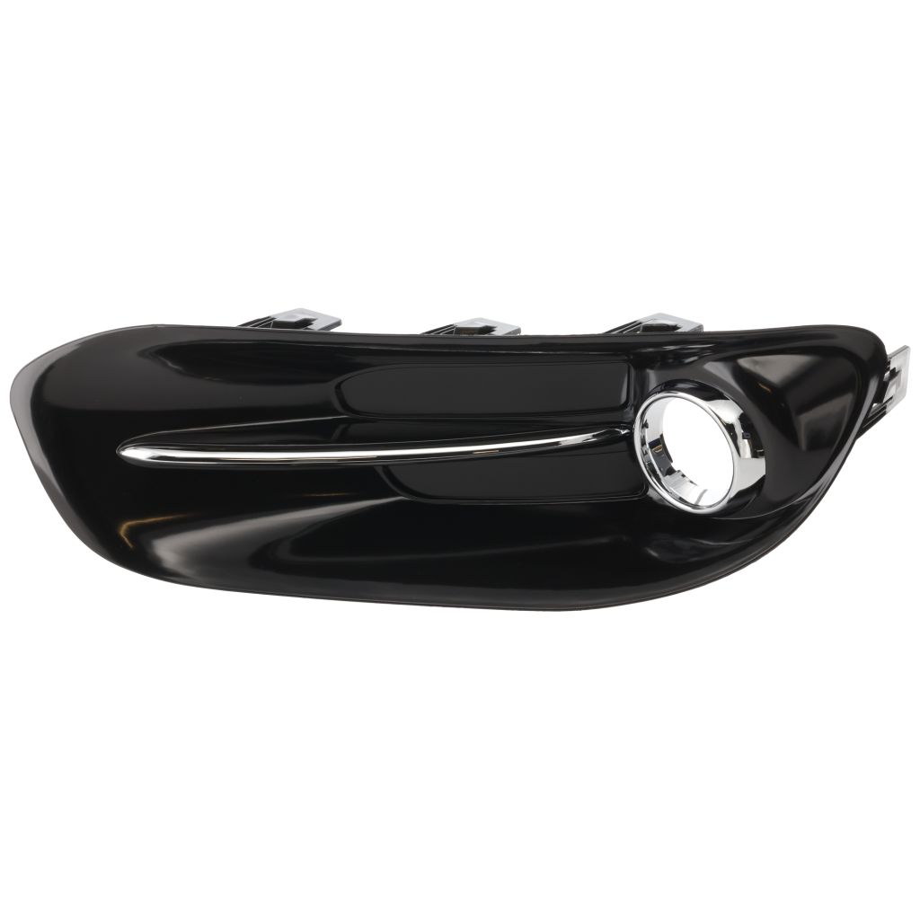 DODGE DART FOG LAMP COVER RIGHT (Passenger Side) BLACK W/CHR MOLDING (W/FOG) **CAPA** OEM#68163974AB 2013-2016 PL#CH1039140C