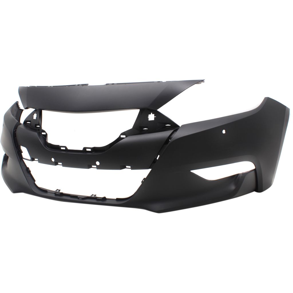 NISSAN(DATSUN) MAXIMA FRONT BUMPER COVER PRIMED (W/ SENSOR)(EXC S MDL) OEM#620224RB1H 2016-2018 PL#NI1000310