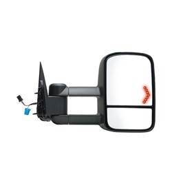 GM TRUCKS & VANS AVALANCHE DOOR MIRROR RIGHT (Passenger Side) POWER/HEATED (W/SIGNAL IN GLASS)(TOW TYPE)((DUAL MIRROR)(TEXT) OEM#15904035 2003-2006 PL#GM1321355