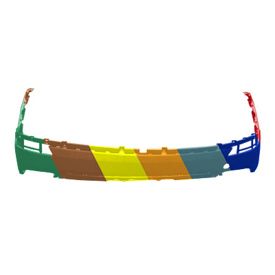 HYUNDAI SANTA FE /SANTA FE XL (3.3L) REAR BUMPER COVER LOWER TEXT BLACK (WO/SENSOR)(W/BLIND SPOT DETECT) OEM#86612B8200 2013-2016 PL#HY1115104