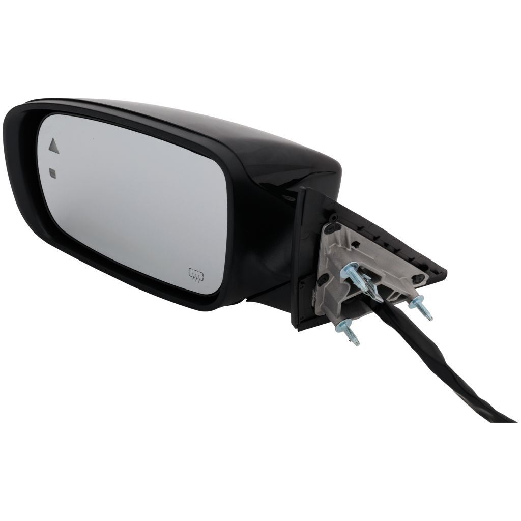 DODGE CHARGER DOOR MIRROR LEFT (Driver Side) PWR/HTD/PUDDLE/M-FOLD (W/BSD)(WO/AUTO DIMMING)(PTM) OEM#1TG41DX8AK-PFM 2015-2019 PL#CH1320452