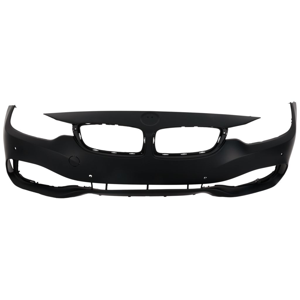 BMW BMW 4 (4DOORS/GRAN COUPE) FRONT BUMPER COVER PRIMED (WO/M SPORT) WO/WASHER W/ PK SENSOR W/PK ASSIST W/CAMERA**CAPA** OEM#51117363280 2015-2017 PL#BM1000385C