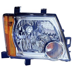 NISSAN XTERRA HEAD LAMP ASSY RIGHT (Passenger Side) (CHROME BEZEL)(EXC 09-15 S/X MDL)**CAPA** OEM#26010EA025 2005-2015 PL#NI2503161C