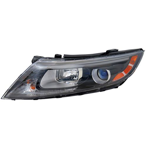 KIA OPTIMA HEAD LAMP ASSEMBLY LEFT (Driver Side) ( HALOGEN)(WO/LED)(USA) **CAPA** OEM#921014C500 2014-2015 PL#KI2502175C