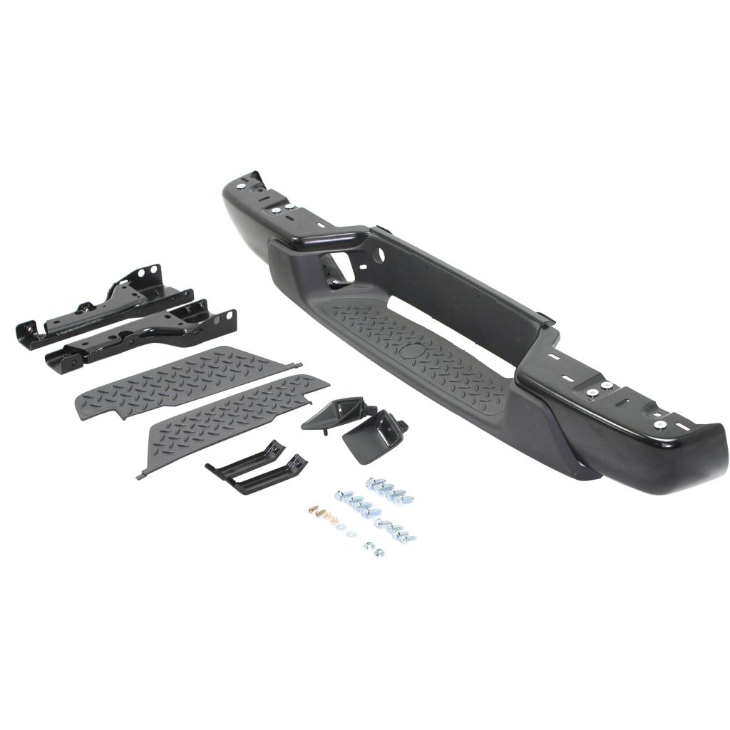 GM TRUCKS & VANS CANYON (GMC) STEP BUMPER ASSEMBLY BLACK (W/O XTREME & TOWING) OEM#20814972-PFM 2008-2012 PL#GM1103157
