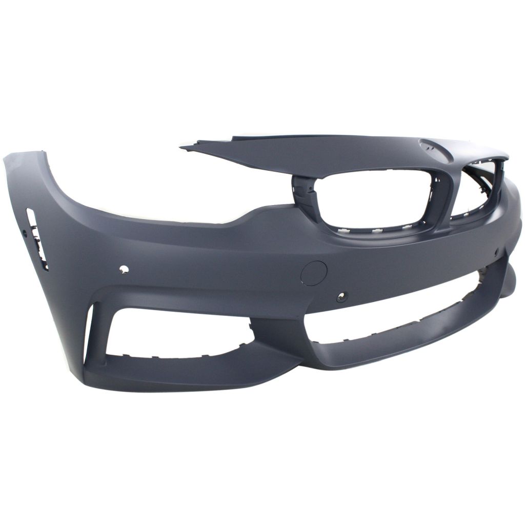 BMW BMW 4 (4DOORS/GRAN COUPE) FRONT BUMPER COVER PRIMED (W/M SPORT) WO/WASHER W/ PK SENSOR W/PK ASSIST OEM#51118060884 2015-2020 PL#BM1000339