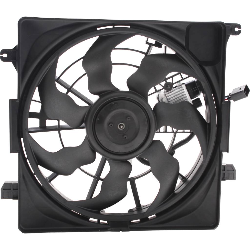 KIA SPORTAGE RADIATOR FAN ASSEMBLY 2.0L TURBO FWD (SX) OEM#25380D3100 2017-2022 PL#HY3115154