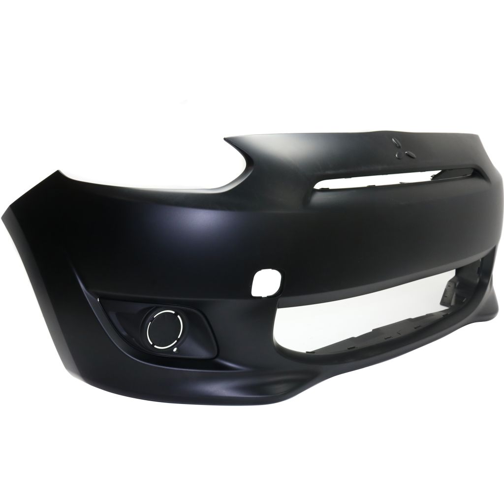 MITSUBISHI MIRAGE (HATCHBACK) FRONT BUMPER COVER PRIMED (WO/FOG) OEM#6400D340 2014-2015 PL#MI1000338