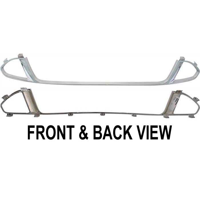 FORD FUSION FRONT BUMPER GRILLE MLDG CHROME (SPORT MDL) OEM#AE5Z17K945AA 2010 PL#FO1036130