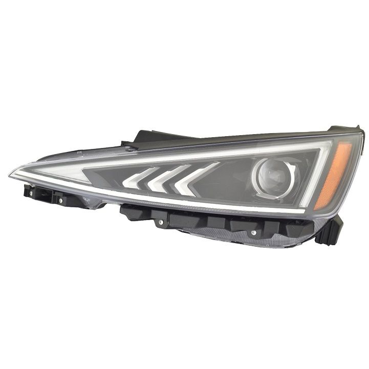 HYUNDAI ELANTRA SEDAN HEAD LAMP ASSY LEFT (Driver Side) (HALOGEN)(W/LED DRL) OEM#92101F2640 2019-2020 PL#HY2502240