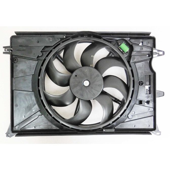 JEEPVEHICLE RENEGADE RADIATOR & A/C FAN ASSY (1.4L TURBO)(TYPE 1) OEM#68256125AA 2015-2018 PL#CH3115182