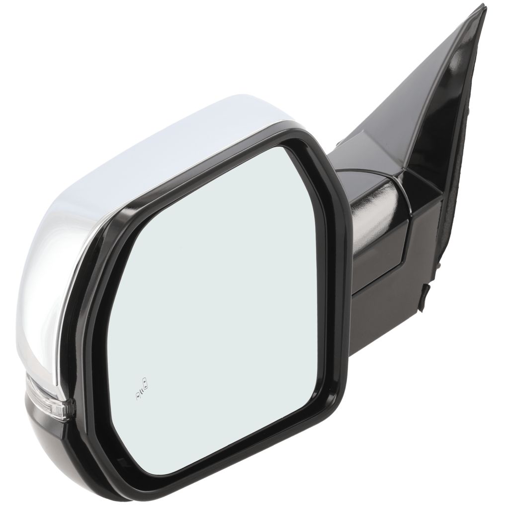 TOYOTA TUNDRA DOOR MIRROR LEFT (Driver Side) PWR/HTD/SIGNA/M-FOLD/BSD (WO/CAMERA)(CHROME CVR) OEM#879400C661-PFM 2022-2024 PL#TO1320435