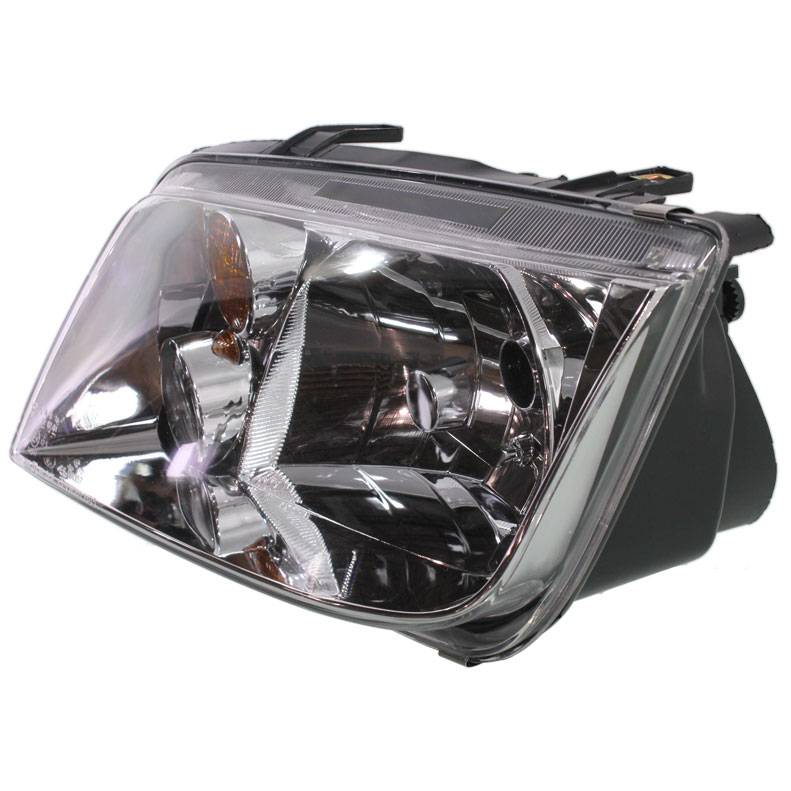 VOLKSWAGEN JETTA (GEN 4) HEAD LAMP UNIT LEFT (Driver Side) (W/FOG)(CHR BEZEL)(W/AMBER SIGNAL LENS) OEM#1J5941017BH 2002-2005 PL#VW2502124