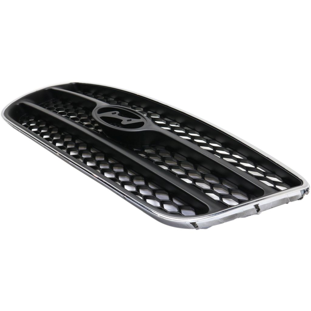 HYUNDAI SANTA FE GRILLE CHR/SLV-BLK (GLS/GL/SE) **CAPA** OEM#865602B010 2007-2009 PL#HY1200146C