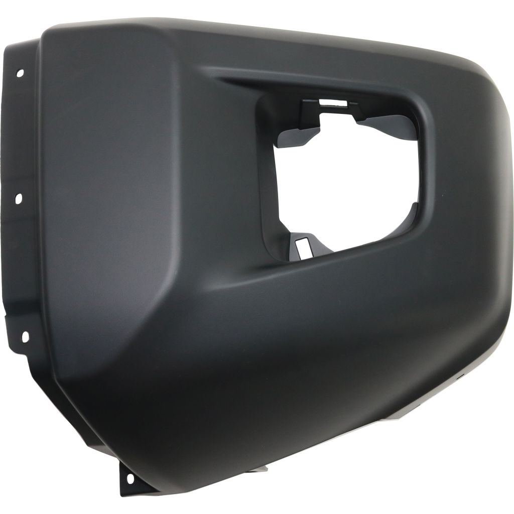 TOYOTA TUNDRA FRONT BUMPER END LEFT (Driver Side) BLACK (WO/SENSOR) **CAPA** OEM#521130C080 2014-2021 PL#TO1004182C
