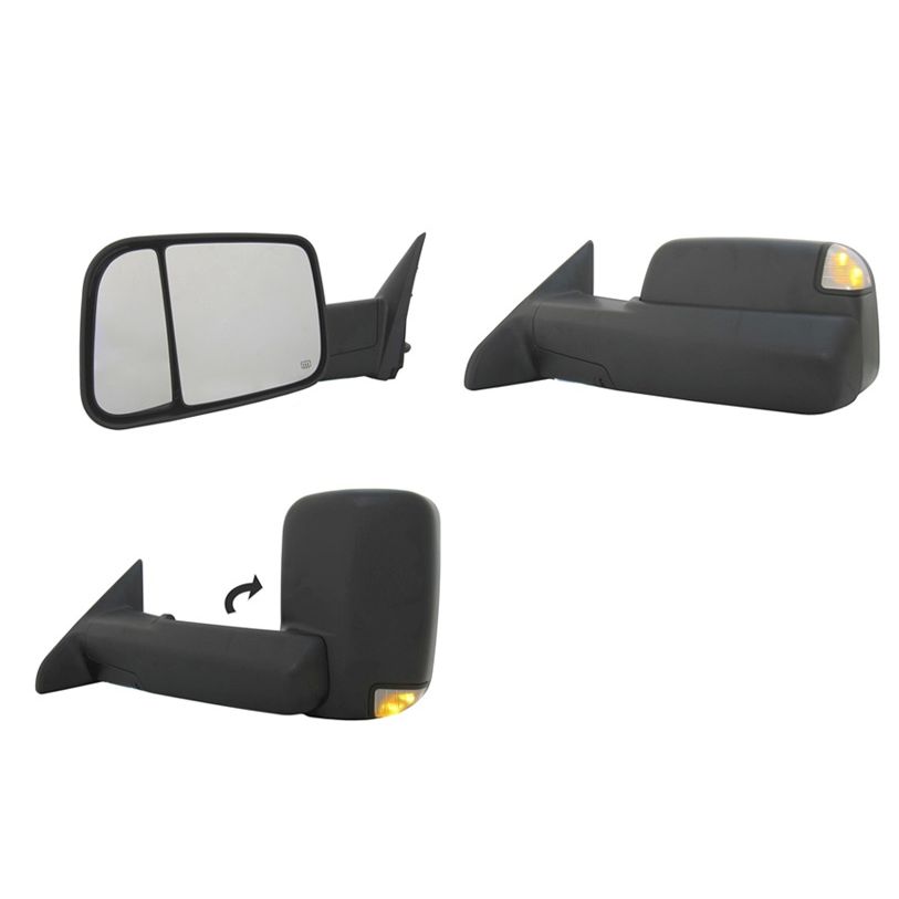 DODGE TRUCKS & VANS DODGE/PU (R1500)( CLASSIC) DOOR MIRROR RIGHT (Passenger Side) PWR/HTD/SIGNAL/PUDDL/MEMORY (WO/TOW)(WO/DIMMING)(CHROME) OEM#68096198AH-PFM 2013 PL#CH1321356