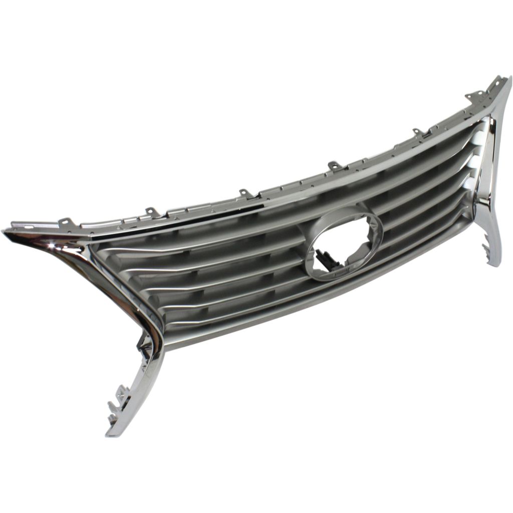 LEXUS RX 350 GRILLE ASSEMBLY CHR/SILVER (WO/SPORT PKG)(EXC F SPORT) WO/EMBLEM**CAPA** OEM#531010E140-PFM 2013-2015 PL#LX1200144C