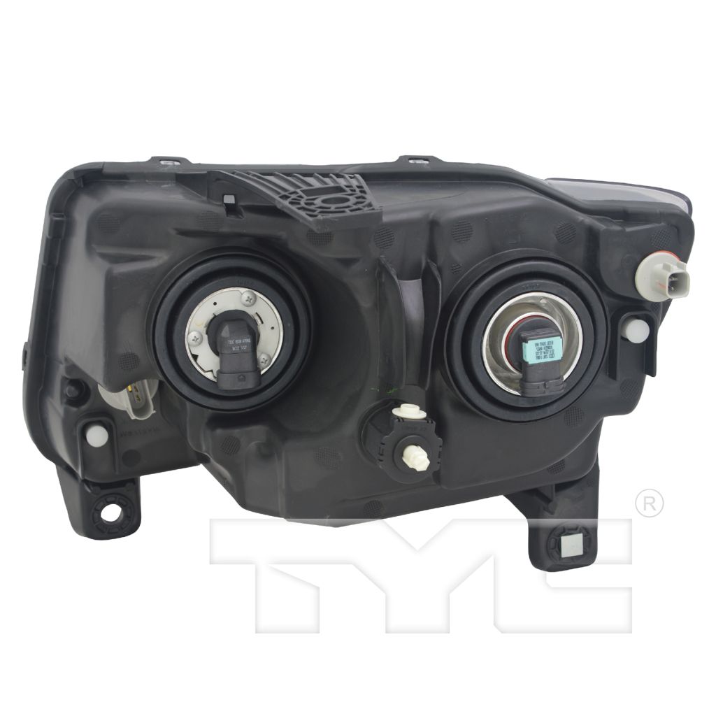 JEEP COMPASS HEAD LAMP ASSEMBLY RIGHT (Passenger Side) (WO/PROJECTOR)(BLK BEZEL) **CAPA** OEM#68171214AB 2013-2017 PL#CH2503246C