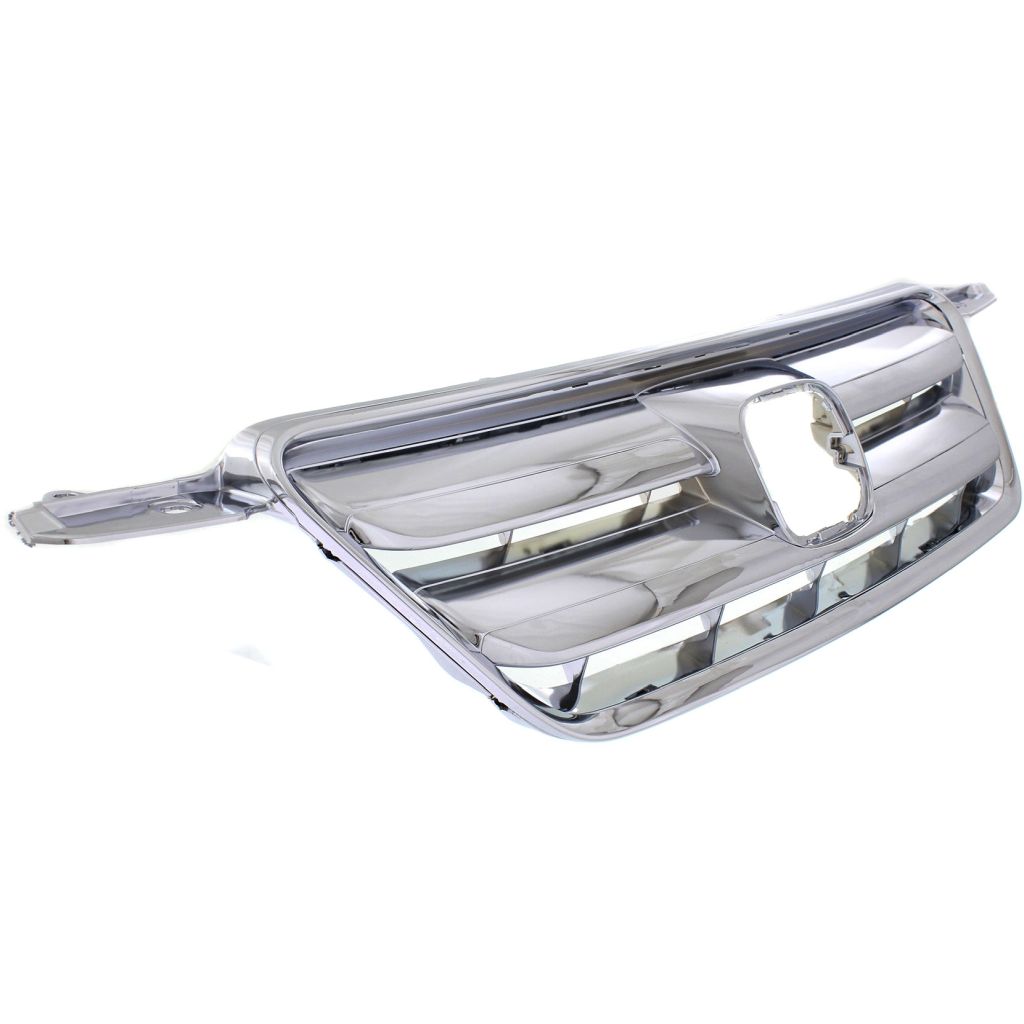 HONDA CRV GRILLE ASSY CHROME/DK-GRAY (GRILLE INNER+OUTER+ALL MLDG) OEM#71122S9AA01-PFM 2005-2006 PL#HO1200194