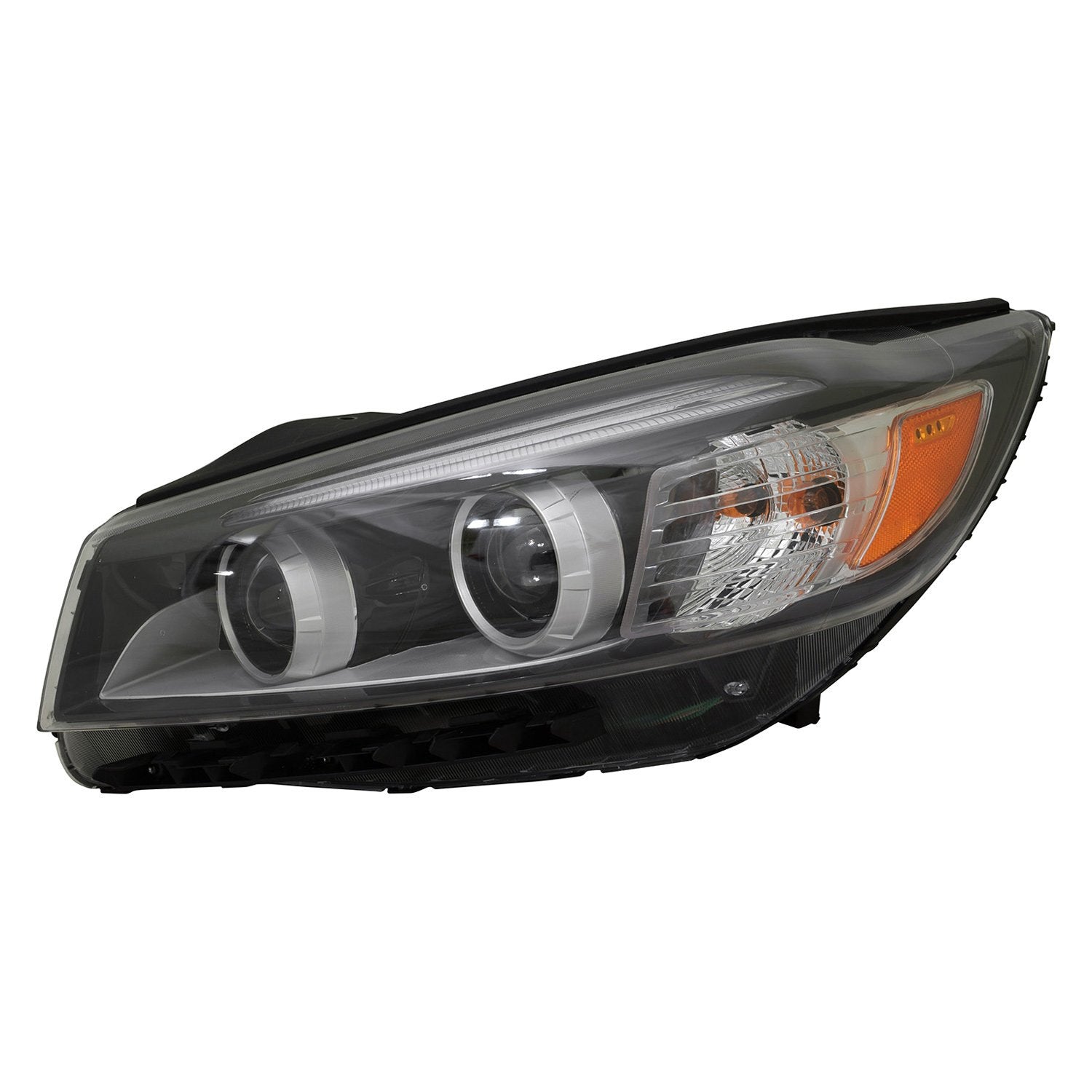 KIA SORENTO HEAD LAMP ASSY LEFT (Driver Side) (HALOGEN)(L/LX/EX)(W/ LIGHT BAR LED) OEM#92101C6000 2016-2018 PL#KI2502185