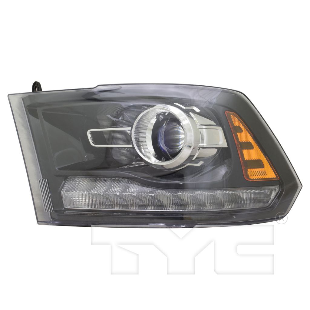 DODGE TRUCKS & VANS DODGE/PU (R2500/3500) HEAD LAMP LEFT (Driver Side) (W/PROJECTOR)(BLK BEZEL)**CAPA** OEM#68324933AD 2016-2018 PL#CH2502289C