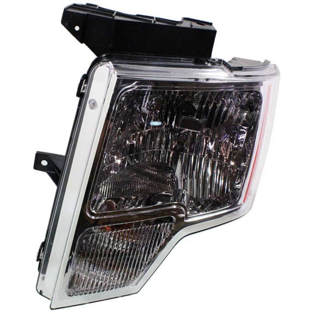 FORD TRUCKS & VANS FORD/PU (F150)(EXC SVT RAPTOR) HEAD LAMP ASSY LEFT (Driver Side) (HALOGEN)(CHROME TRIM) OEM#DL3Z13008B 2009-2014 PL#FO2502287