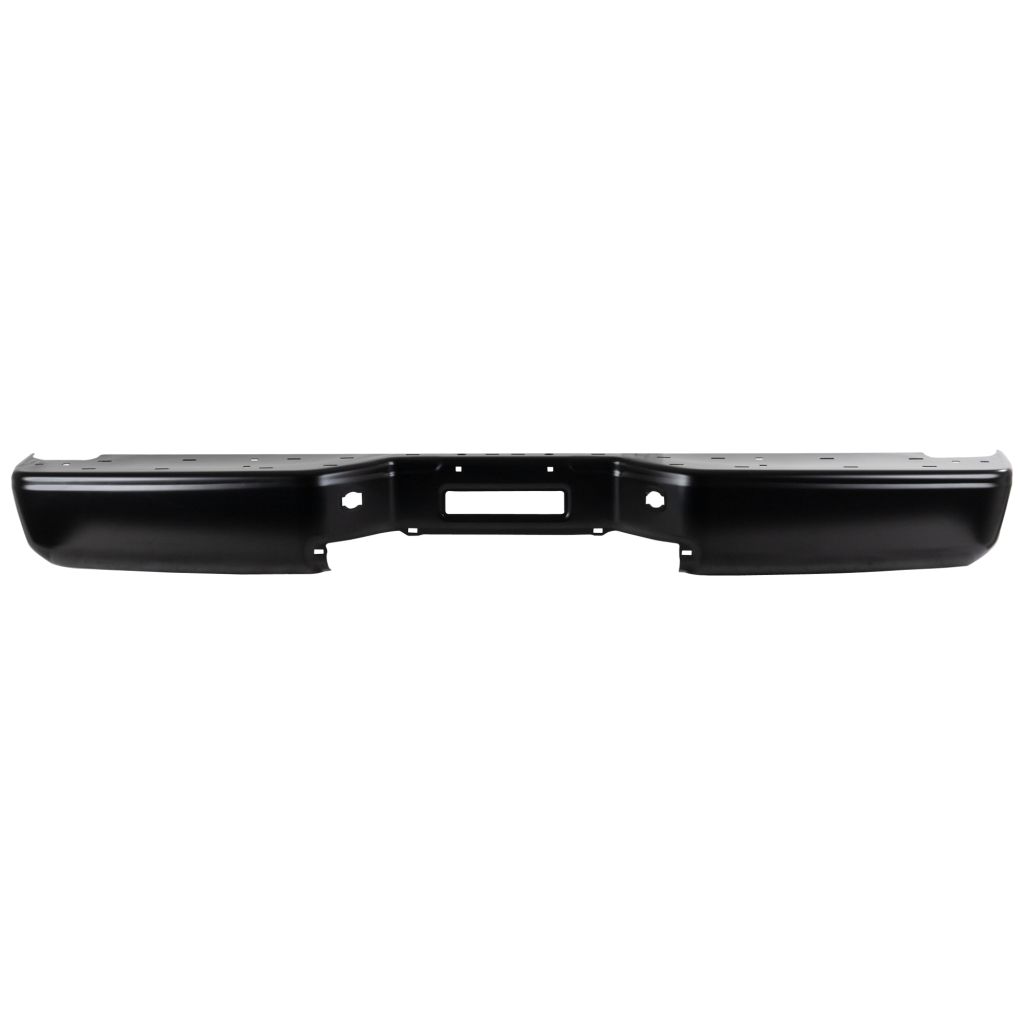 NISSAN(DATSUN) TITAN REAR STEP BUMPER FACE BAR BLACK (WO/SENSOR) **CAPA** OEM#850309FM0B 2004-2015 PL#NI1102152C