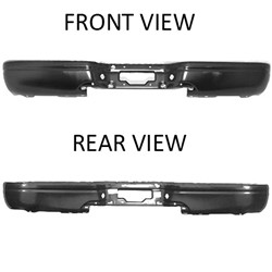 FORD TRUCKS & VANS FORD/PU (F150 HERITAGE MODEL) STEP BUMPER PTD(W/O SENSOR)(STYLESIDE)(EXC. CREW CAB) OEM#2C3Z17906CA 2004 PL#FO1102305