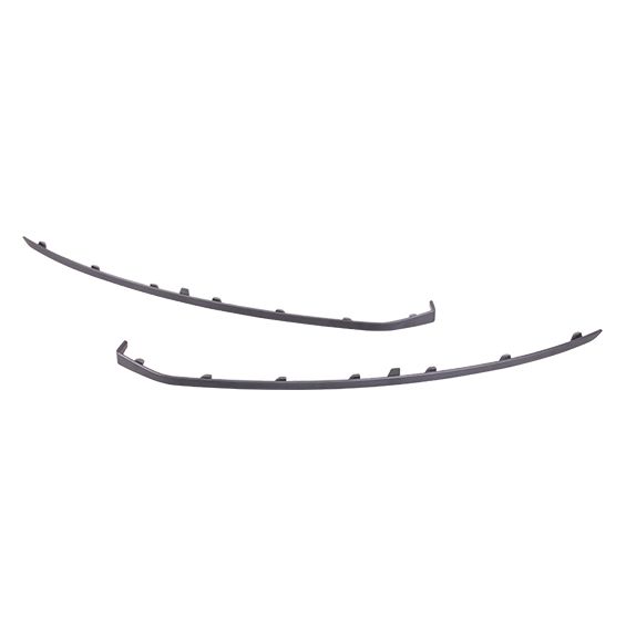 AUDI A3 SEDAN FRONT BUMPER COVER MOLDING RIGHT (Passenger Side) MAT-BLK OEM#8V5807534A 2017-2020 PL#AU1047103