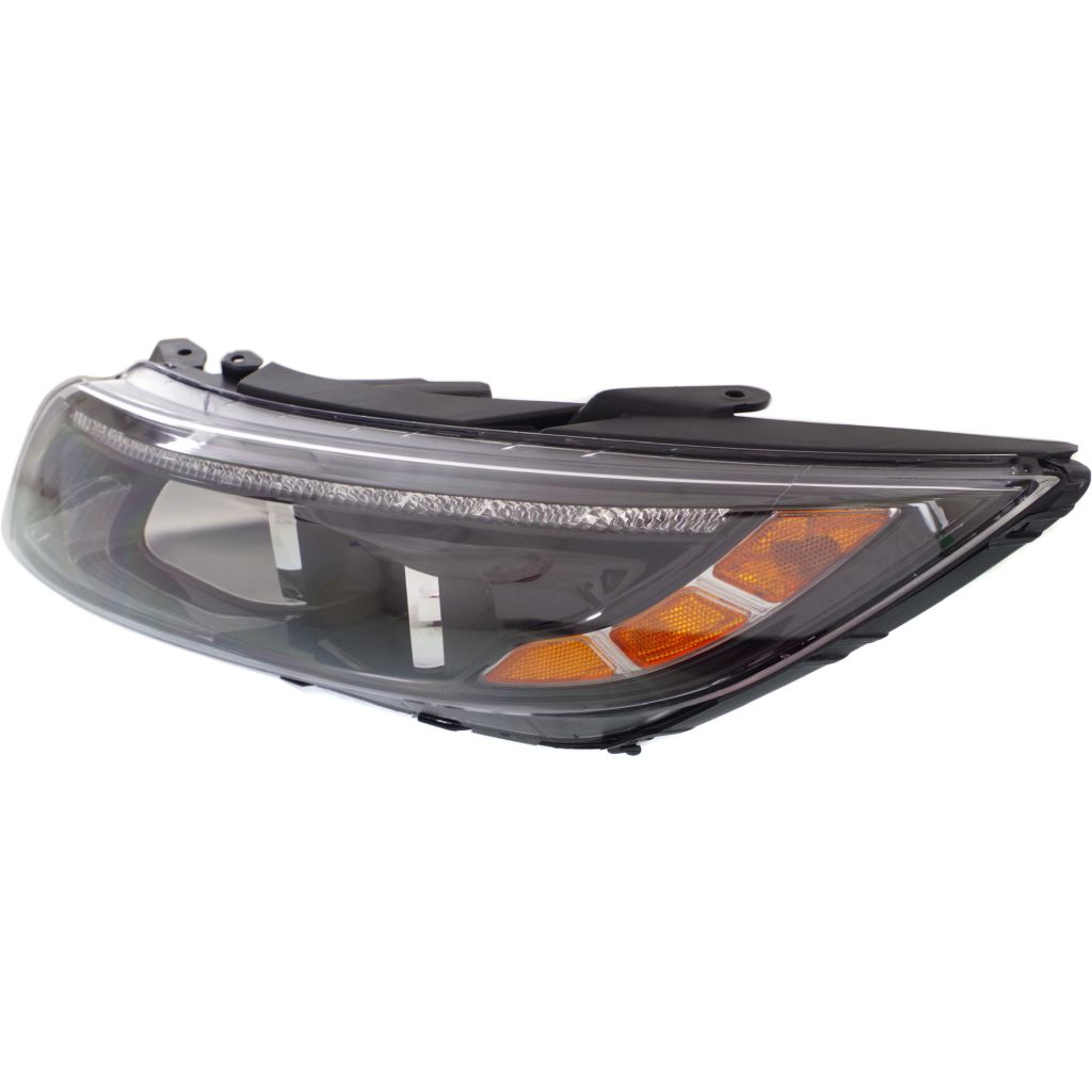 KIA OPTIMA HEAD LAMP ASSY LEFT (Driver Side) ( HALOGEN)(W/ LED) OEM#921014C551 2014-2015 PL#KI2502176