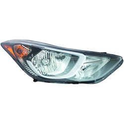 HYUNDAI ELANTRA SEDAN HEAD LAMP ASSEMBLY RIGHT (Passenger Side) (WO/LED)(USA) **CAPA** OEM#921023Y500 2014-2016 PL#HY2503187C
