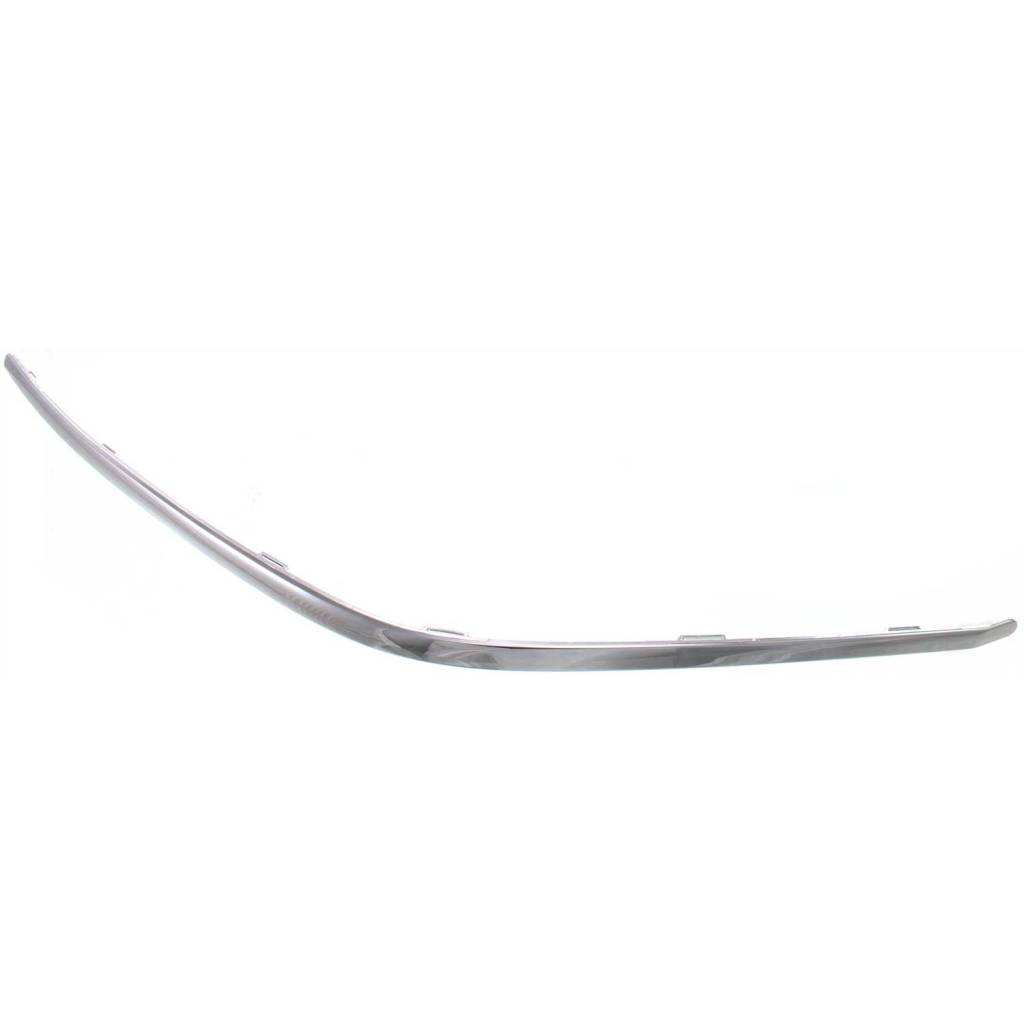 BMW BMW 7 SERIES FRONT BUMPER OUTER COVER UPPER MLDG LEFT (Driver Side) CHROME (745Li/760Li) OEM#51117033475 2002-2005 PL#BM1046121