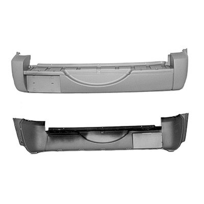 JEEP LIBERTY REAR BUMPER COVER TXT GRAY OEM#5GJ58CD7AE 2002-2007 PL#CH1100878