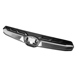 SUBARU FORESTER GRILLE BLK/CHR (HOOD MLDG)**CAPA** OEM#91121SG240 2017-2018 PL#SU1210104C