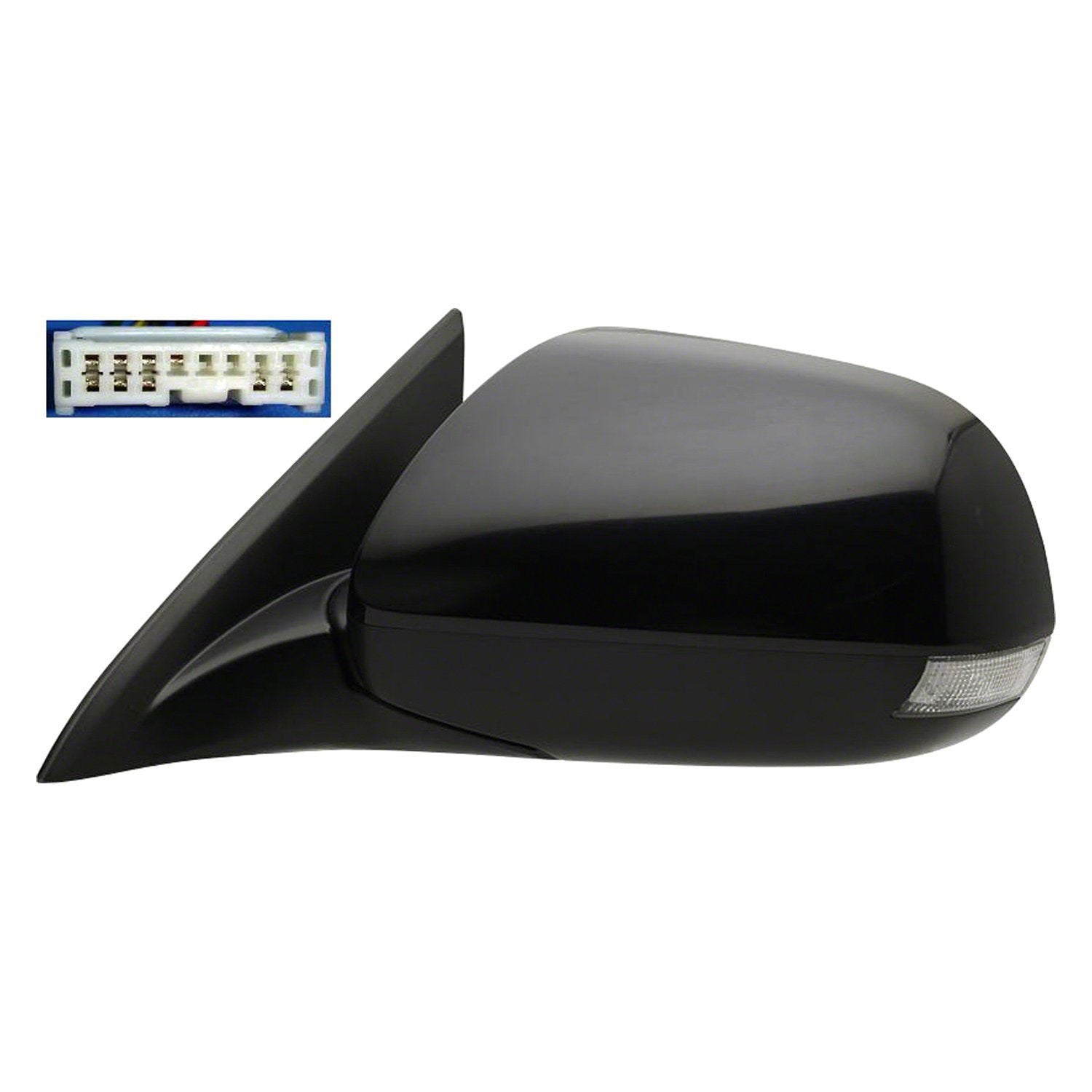 ACURA TSX WAGON DOOR MIRROR LEFT (Driver Side) PWR HTD W/LIGHT W/MEMORY OEM#76250TL0315ZD 2011-2014 PL#AC1320115