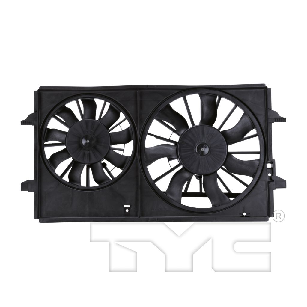 CHEVROLET MALIBU SEDAN RADIATOR & A/C FAN ASSEMBLY (2.4L)(DUAL FAN) OEM#15788745 2008-2012 PL#GM3115178