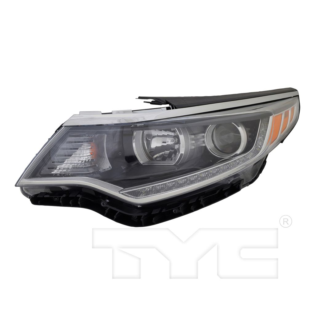 KIA OPTIMA HEAD LAMP ASSY LEFT (Driver Side) (HALOGEN)(W/DRL)(USA) OEM#92101D5040 2018 PL#KI2502225