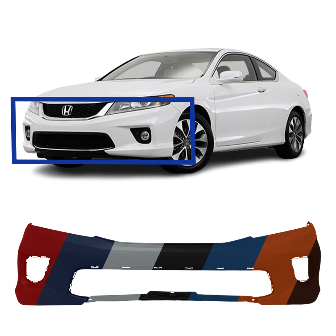HONDA ACCORD COUPE FRONT BUMPER COVER PRIMED OEM#71101T3LA01ZZ 2013-2015 PL#HO1000291