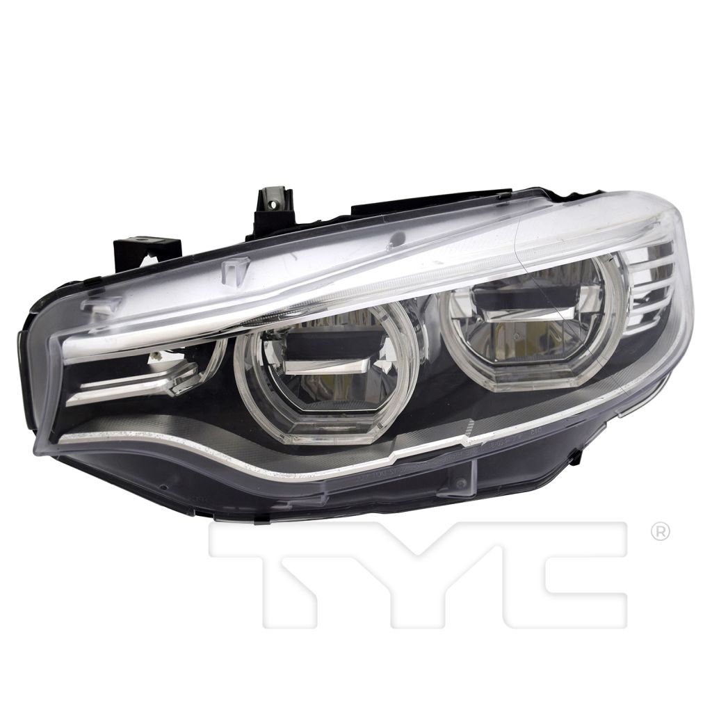 BMW BMW M4 COUPE/CONVERTIBLE HEAD LAMP UNIT LEFT (Driver Side) (LED)(WO/LOGO) OEM#63117377855 2015-2017 PL#BM2518157