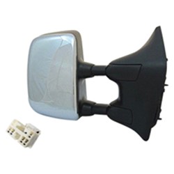 NISSAN TITAN DOOR MIRROR RIGHT (Passenger Side) PWR/HTD (CHROME CVR)(W/DUAL ARM)(SE) OEM#96301ZR10E 2004-2005 PL#NI1321202