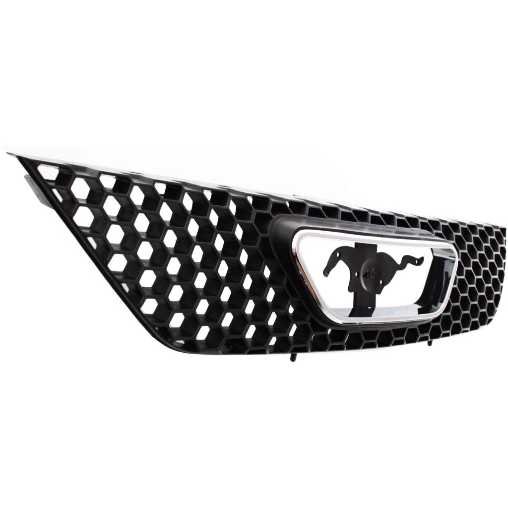 FORD MUSTANG GRILLE BLACK W/CHR FRAME (BASE/GT W/O bulit edtion) OEM#XR3Z8200AA 1999-2004 PL#FO1200357