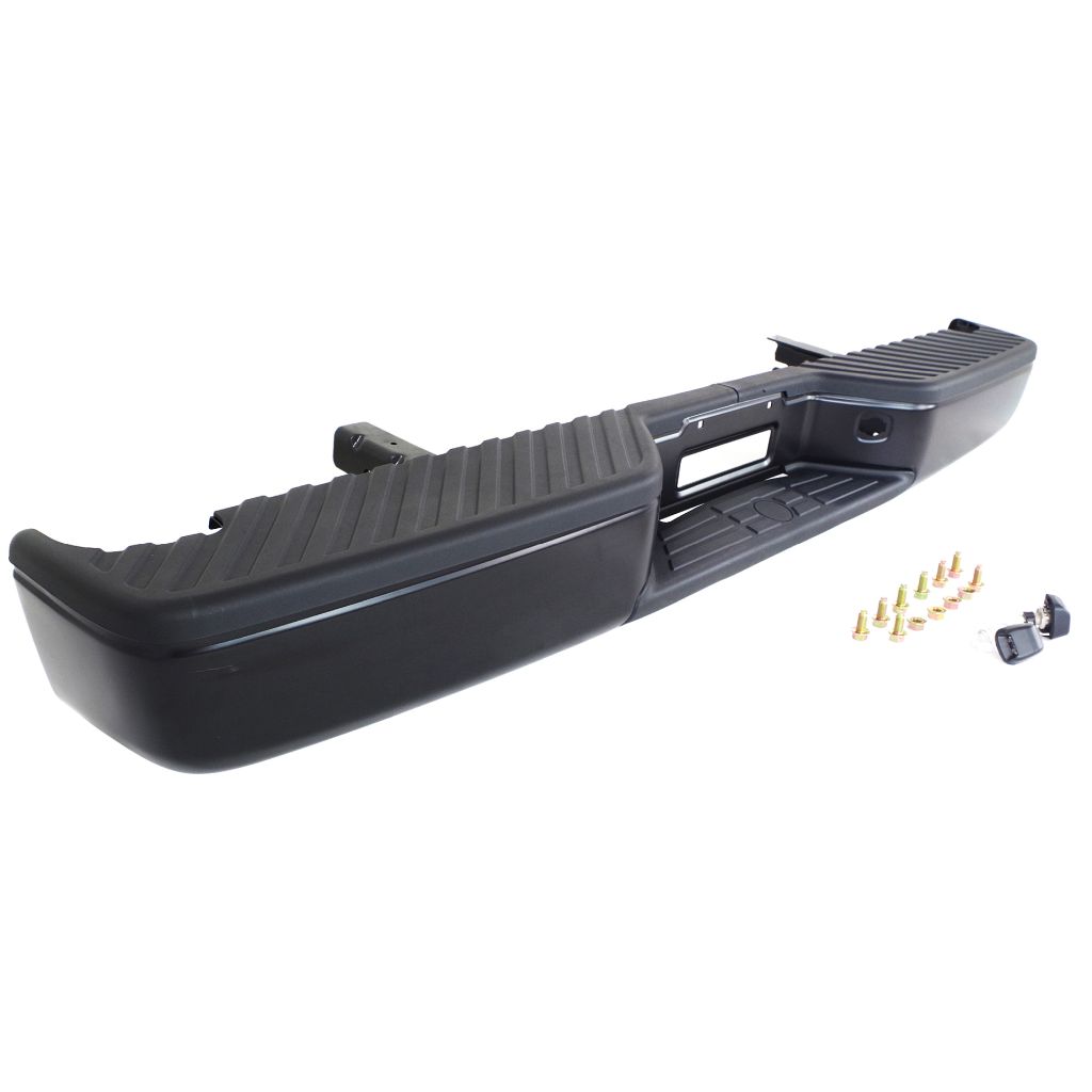 NISSAN(DATSUN) TITAN STEP BUMPER ASSEMBLY BLACK (W/O SENSOR) OEM#850229FM0B-PFM 2004-2015 PL#NI1103117