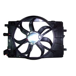 LINCOLN ZEPHYR RADIATOR & A/C FAN ASSEMBLY (SINGLE FAN) WO/MODULE OEM#7E5Z8C607A-PFM 2006 PL#FO3115172