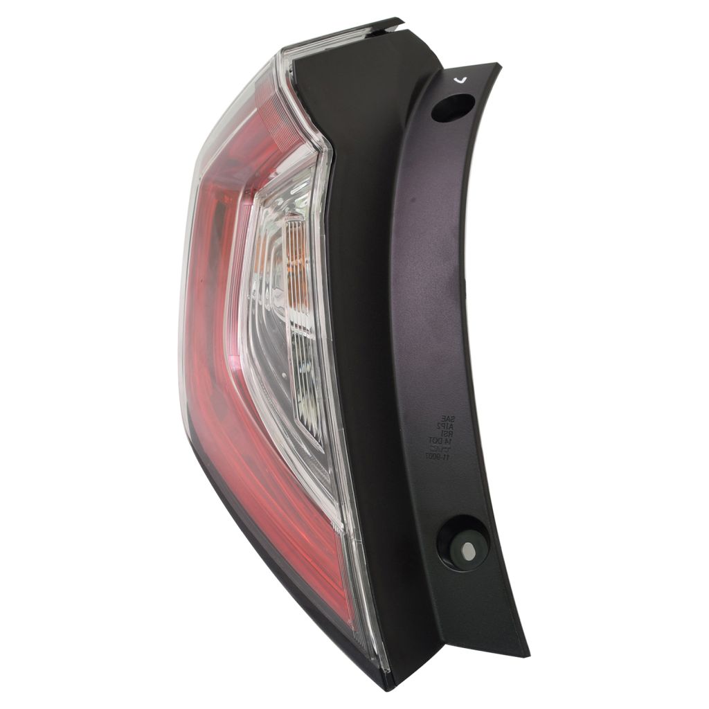 HONDA CIVIC HATCHBACK (EXC TYPE R) TAIL LAMP ASSY LEFT (Driver Side) (OUTER)(LED) OEM#33550TGGA02 2017-2021 PL#HO2804116