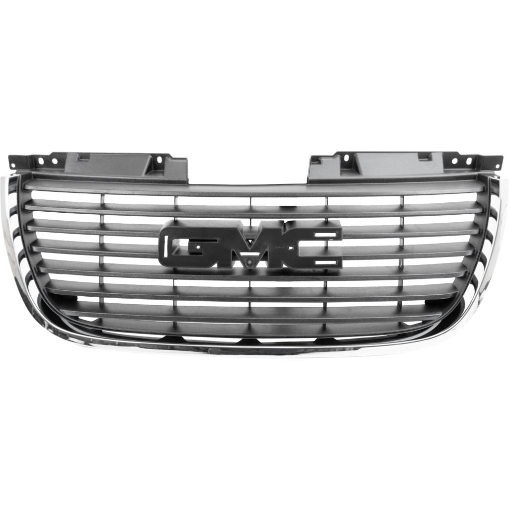 GM TRUCKS & VANS YUKON XL/XL DENALI (GMC) GRILLE BLACK W/CHROME FRANE (EXC DENALI) **CAPA** OEM#22761714 2007-2014 PL#GM1200576C