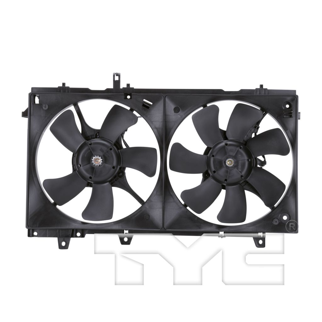 SUBARU FORESTER RADIATOR & A/C FAN ASSY (W/O TURBO)(DUAL FAN) OEM#45131FE000-PFM 2003-2008 PL#SU3115111