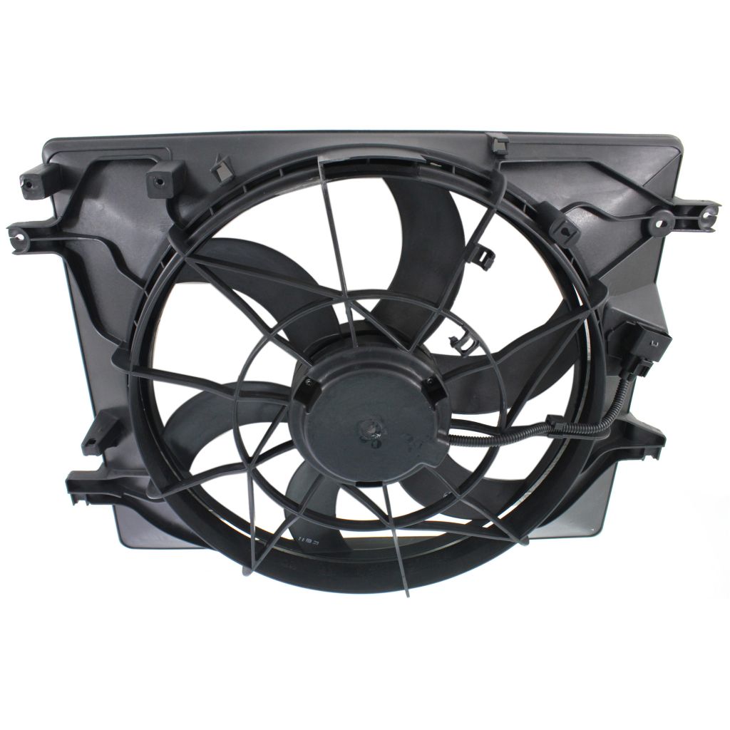 HYUNDAI GENESIS COUPE RADIATOR & A/C FAN ASSEMBLY (3.8L) OEM#253802M250 2010-2012 PL#HY3115128