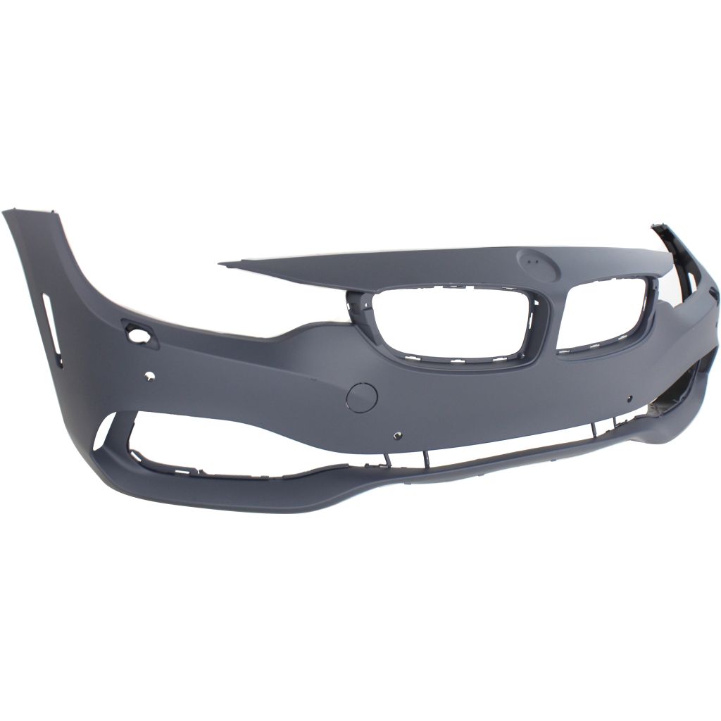 BMW BMW 4 (4DOORS/GRAN COUPE) FRONT BUMPER COVER PRIMED (WO/M SPORT) W/ WASHER W/ PK SENSOR OEM#51117363283 2015-2017 PL#BM1000388