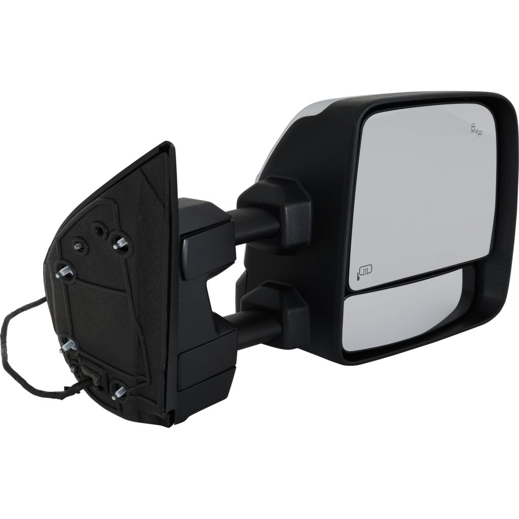 NISSAN TITAN XD DOOR MIRROR RIGHT (Passenger Side) PWR/HTD/SIGNAL/PUDDLE (W/BSM)(CHROME CVR)(TOWING)(CREWCAB)(WO/DIMMING) OEM#96301EZ91E-PFM 2016-2019 PL#NI1321309